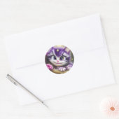 Sticker Rond Adorable Cheshire Kitten (Enveloppe)