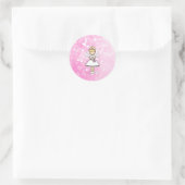 Sticker Rond Adorable First Holy Communion petite fille autocol (Sac)