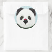 Sticker Rond Adorable Ours De Panda (Sac)