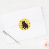 Sticker Rond Adorable Petit Miel Ours (Enveloppe)