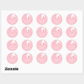 Sticker Rond Adresse Red Heart Alaska (Feuille)