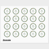 Sticker Rond Adresse Spring Blossoms (Feuille)