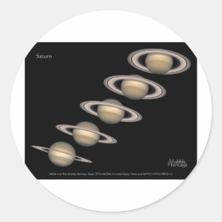 Sticker Rond Adulte Saturn's Rings 1996-2000 Cadeaux d'astronom