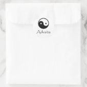 Sticker Rond Advaita Yin & Yang (Sac)