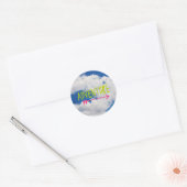 Sticker Rond Adventure Sky (Enveloppe)