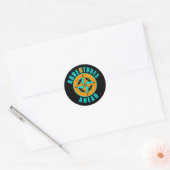 Sticker Rond Adventures Ahead Classic! (Enveloppe)