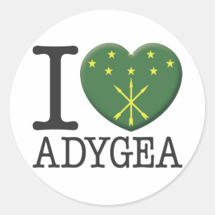 Sticker Rond Adygea