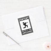 Sticker Rond Aérocantation (Enveloppe)