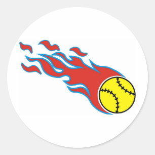Sticker Rond Aérolithe du base-ball