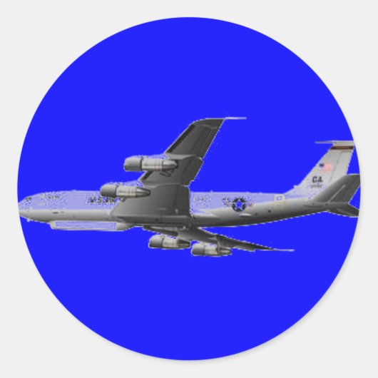 STICKER ROND AÉRONEF À JET DE LA FORCE AÉRIENNE (Devant)
