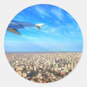 Sticker Rond Aéroport de City Jorge Newbery AEP
