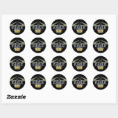 Sticker Rond Aéroport Eagle AZ A09 (Feuille)