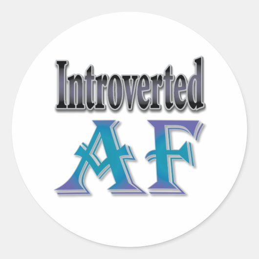 Sticker Rond AF introduite (Devant)