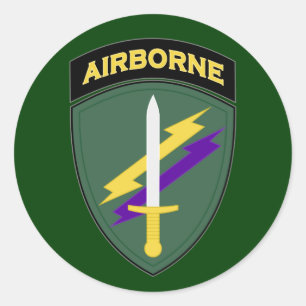 Sticker Rond Affaires civiles et opérations psychologiques SSI