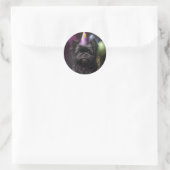 Sticker Rond Affenpinscher Chien Ballons d'anniversaire (Sac)
