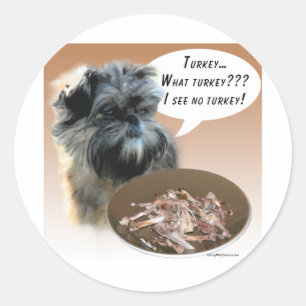 Sticker Rond Affenpinscher Turquie