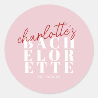 Sticker Rond Affiche