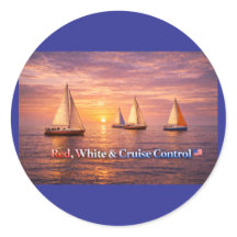 Affiche de contrôle de croisière rouge blanc & | D