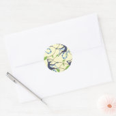 Sticker Rond Affiche Singes Vintage (Enveloppe)