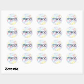 Sticker Rond Afficher le thread (Feuille)