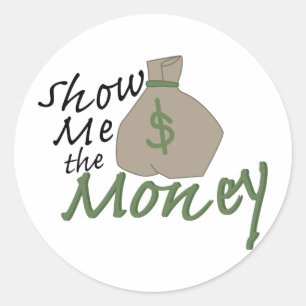 Sticker Rond Afficher mon sac