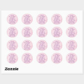 Sticker Rond Affirmation Positive Laissant Partir De Douleur Et (Feuille)