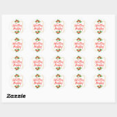 Sticker Rond affirmations positives citations pour le travail e (Feuille)