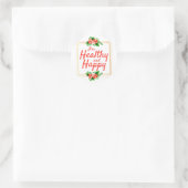 Sticker Rond affirmations positives citations pour le travail e (Sac)