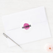 Sticker Rond affirmations positives pour l'amour de soi (Enveloppe)