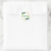 Sticker Rond affirmations positives pour le matin (Sac)