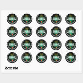 Sticker Rond Afghanistan (Feuille)