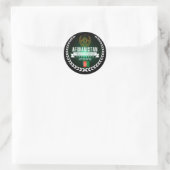 Sticker Rond Afghanistan (Sac)