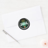 Sticker Rond Afghanistan (Enveloppe)
