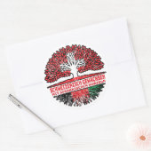 Sticker Rond Afghanistan Arbre suisse suisse afghan (Enveloppe)
