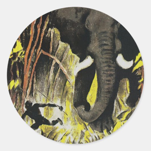 Sticker Rond Afrika (Devant)