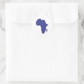 Sticker Rond Afrique (Sac)