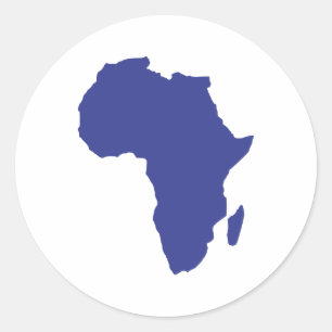 Sticker Rond Afrique