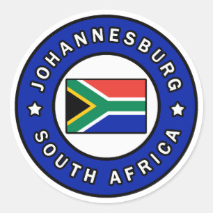 Sticker Rond Afrique du Sud de Johannesburg