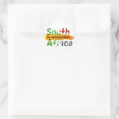 Sticker Rond Afrique du Sud : la nation arc-en-ciel (Sac)