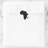 Sticker Rond Afrique Fière (Sac)