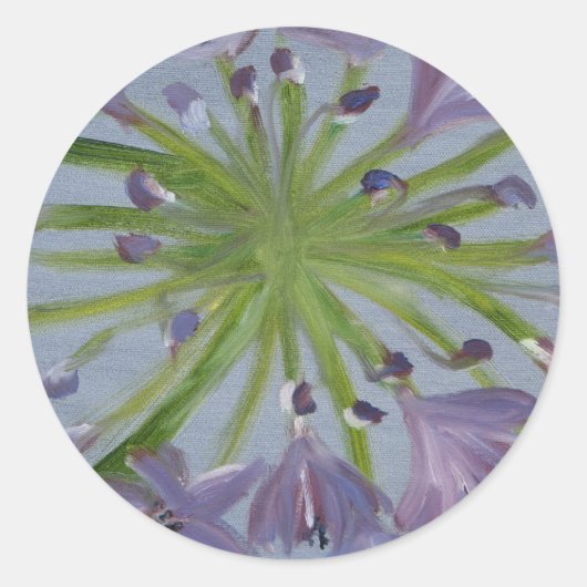 Sticker Rond "Agapanthus" (Devant)