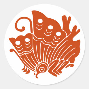 Sticker Rond Ageha cho, Japon