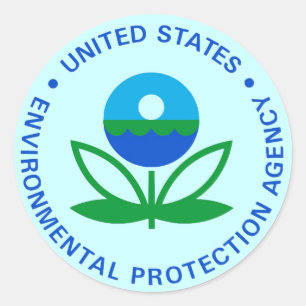 STICKER ROND AGENCE DE PROTECTION DE L'ENVIRONNEMENT DE L'EPA