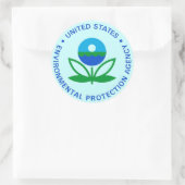 STICKER ROND AGENCE DE PROTECTION DE L'ENVIRONNEMENT DE L'EPA (Sac)