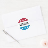Sticker Rond Agenda politique (Enveloppe)