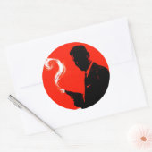 Sticker Rond Agent Secret (Enveloppe)