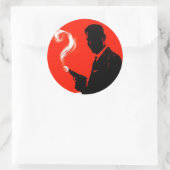 Sticker Rond Agent Secret (Sac)