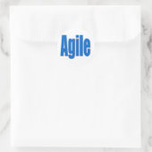 Sticker Rond Agile (Sac)