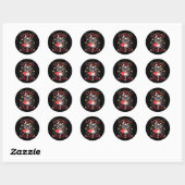 Sticker Rond Agneau Mignon comme l'Enfer (Feuille)