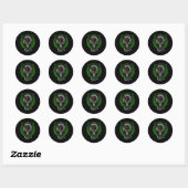 Sticker Rond Agnew Scottish Clan Crest (Feuille)